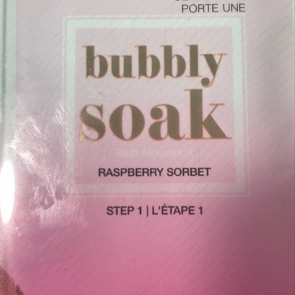 Voesh O2 Pedi In A Box Raspberry Sorbet Spa 4 Step Kit New - Picture 3 of 6
